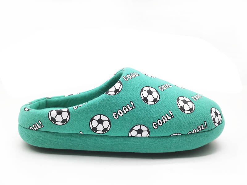 Casual Teal Soccer Slippers