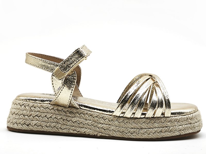 Braided Strap Espadrille Wedge Sandals