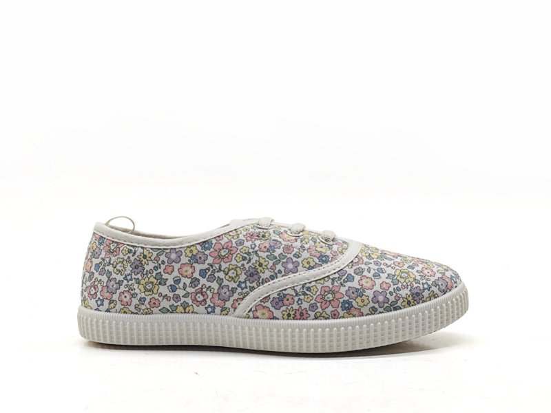 Casual Floral - Print Canvas Shoes