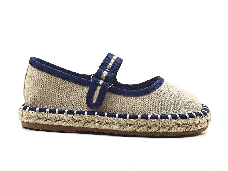 Block Espadrille Mary Jane Shoes