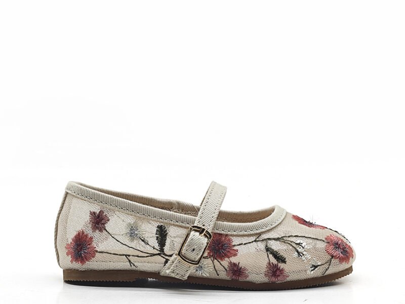 Embroidered Dressy Mary Jane Flats