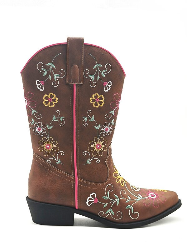 Boho - Chic Brown Western Boots