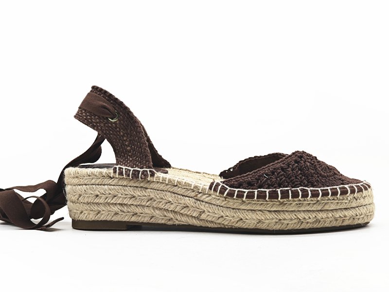 Comfy Brown Espadrille Platform