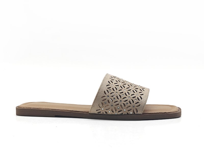Tone Laser - Cut Slide Sandals