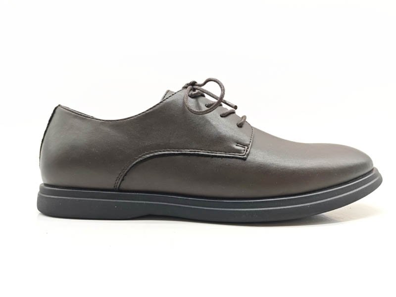 Dark Gray Lace - up Shoes for Business