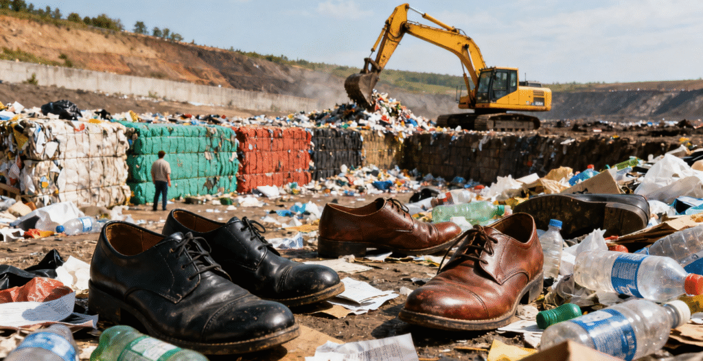 The Dark Side of Leather: Environmental Impact of Shoe Production